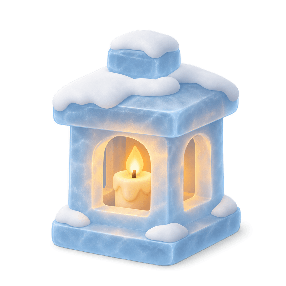 Ice Lantern 3D icon