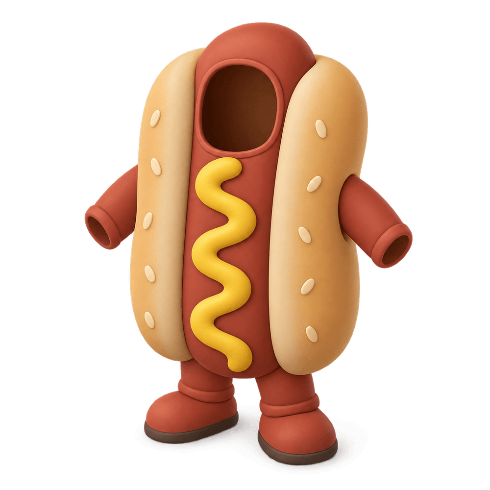 Hot Dog Costume 3D icon