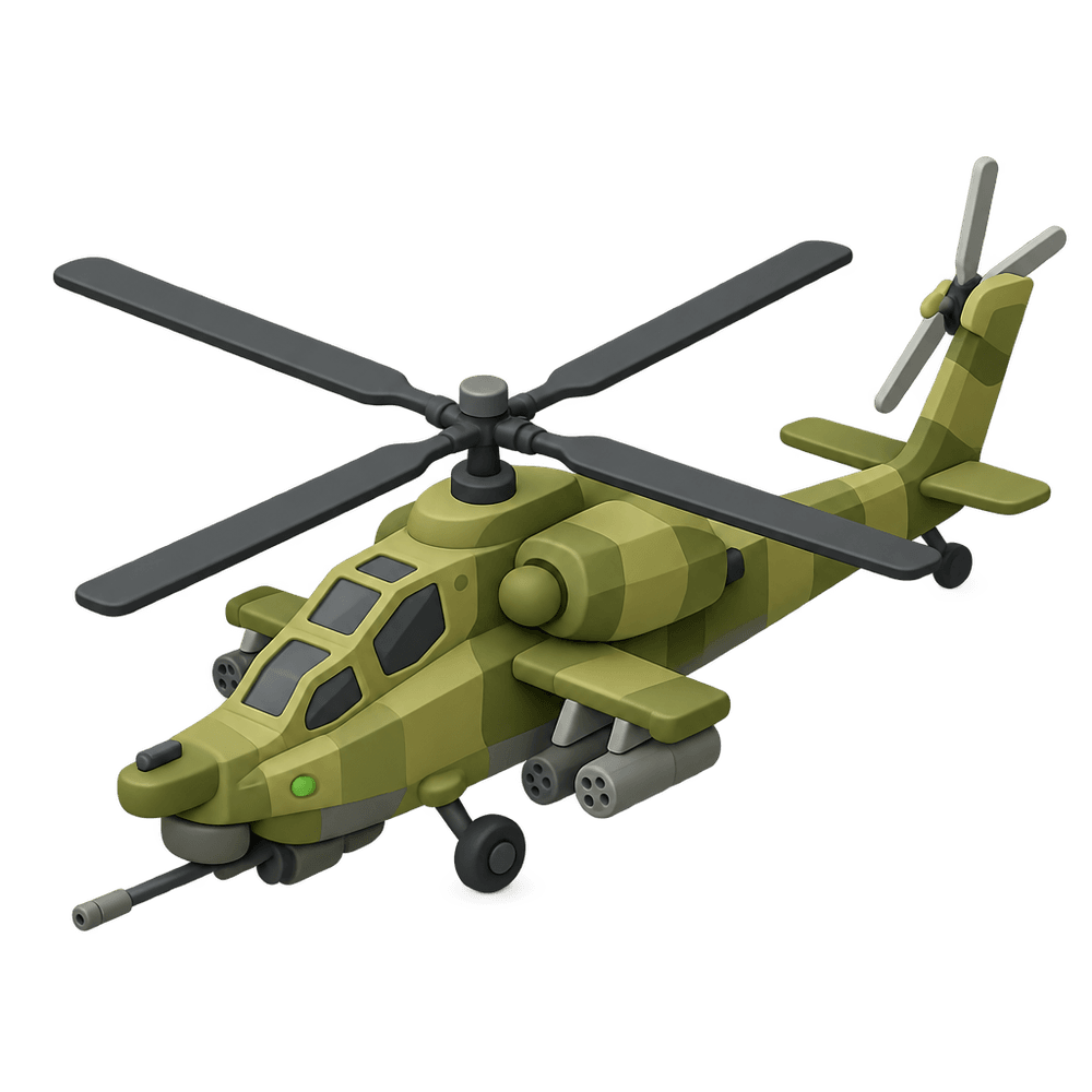Attack Helicopter 3D icon