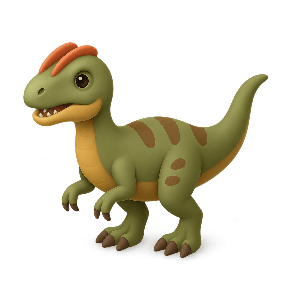 Dilophosaurus 3D icon