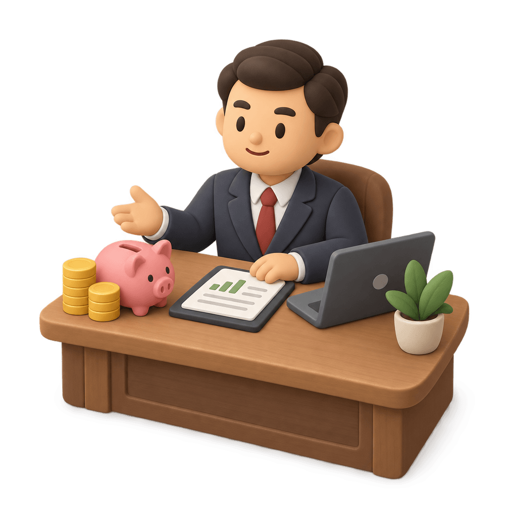 Banker 3D icon