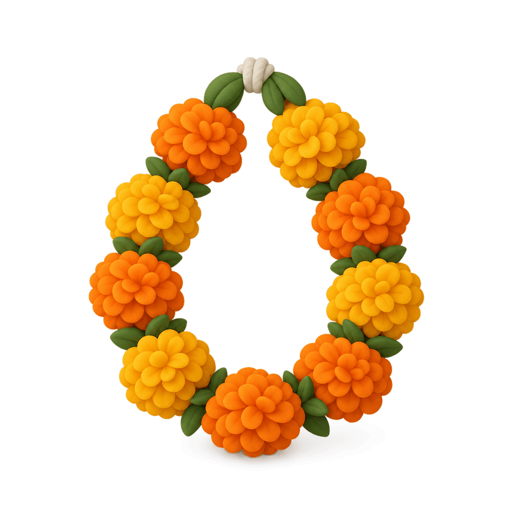 Marigold Garland 3D icon