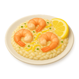 Risotto al Limone e Gamberi
