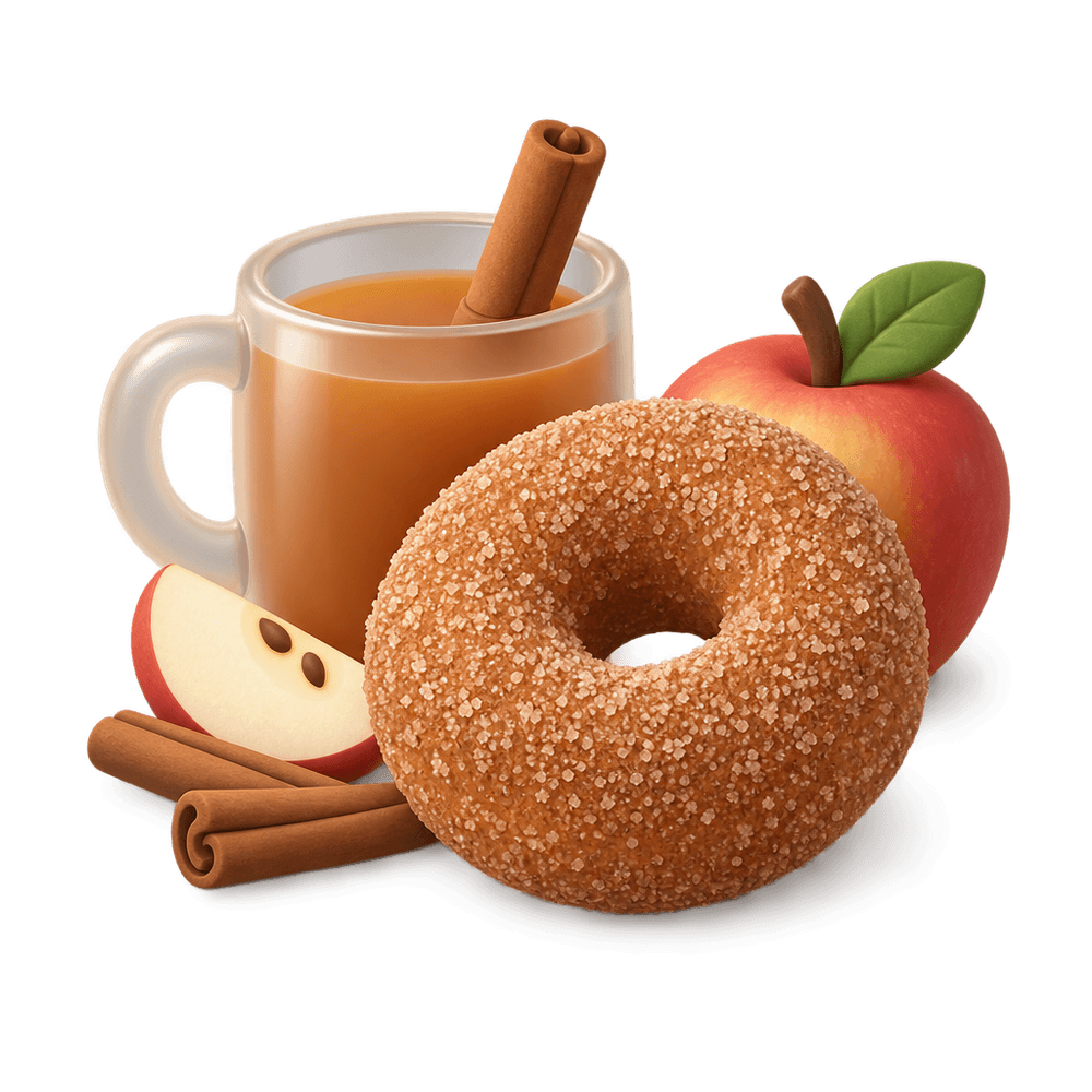 Apple Cider Donut 3D icon
