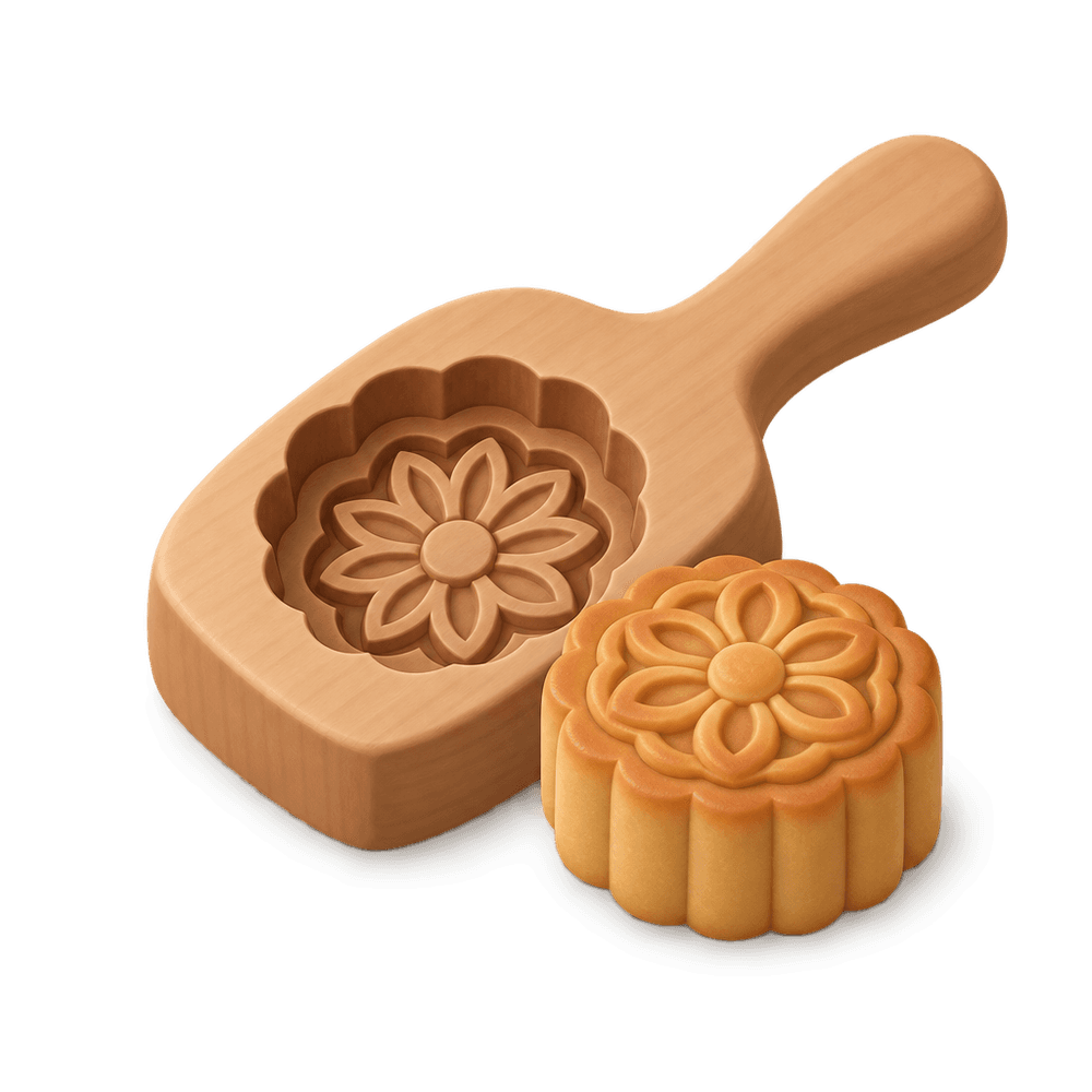 Mooncake Mold 3D icon
