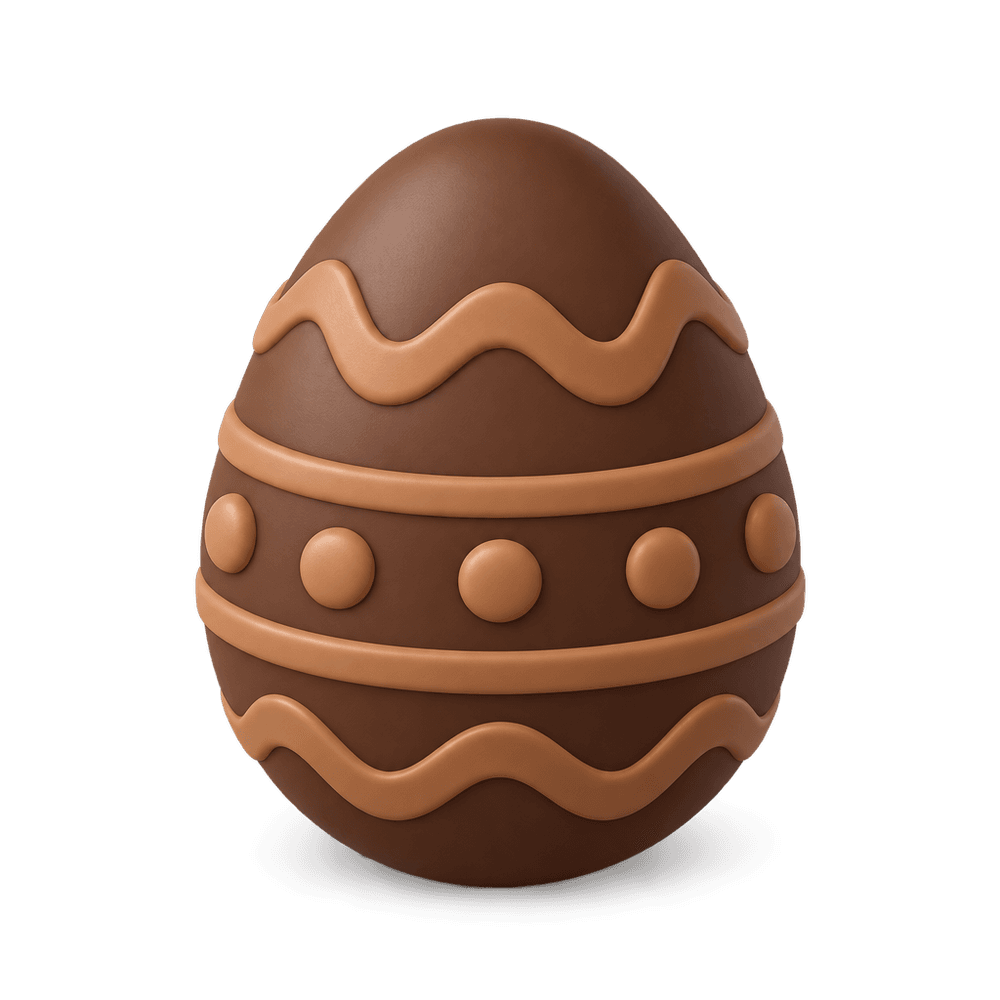 Chocolate Egg 3D icon