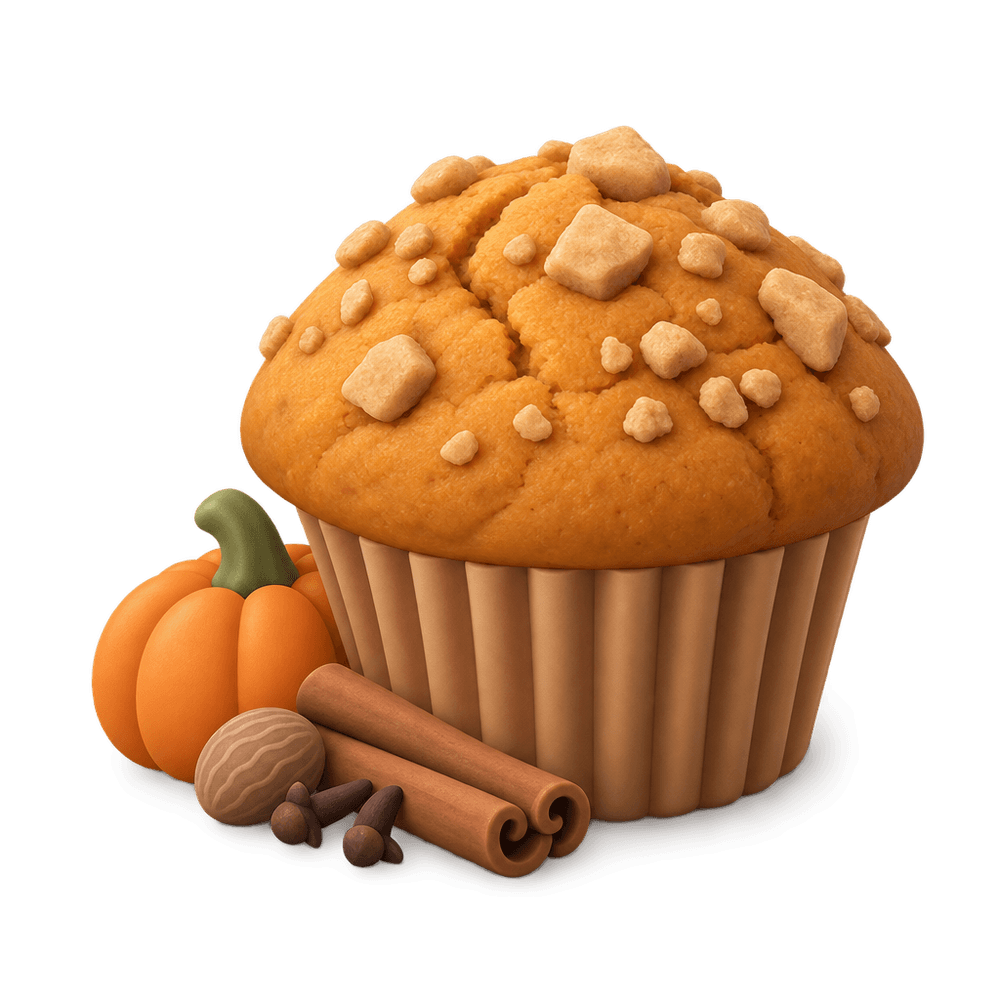 Pumpkin Spice Muffin 3D icon