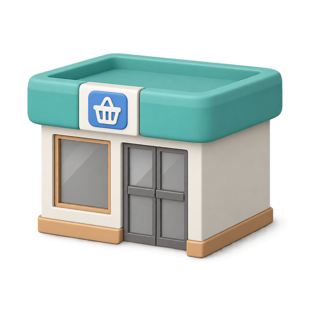Convenience Store 3D icon