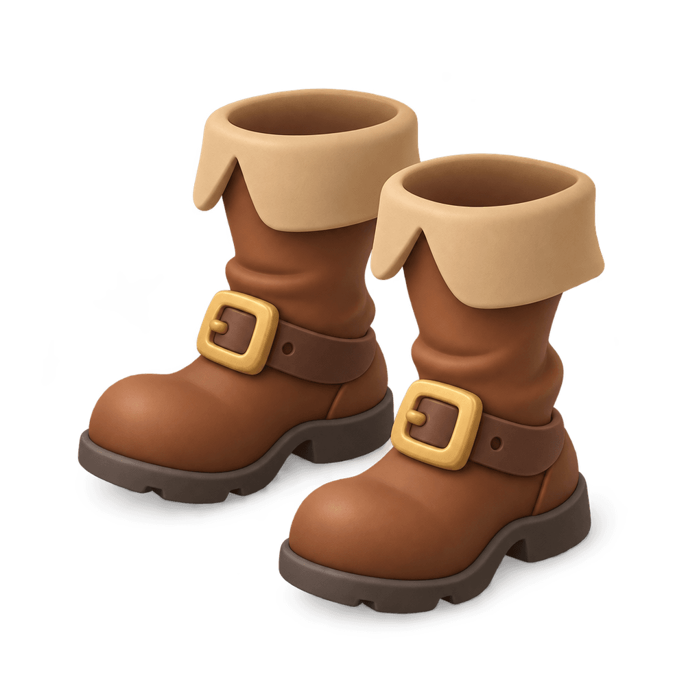 Seven-League Boots 3D icon