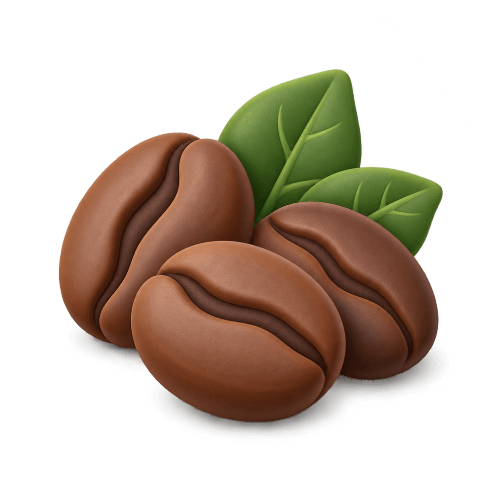 Coffee Bean 3D icon