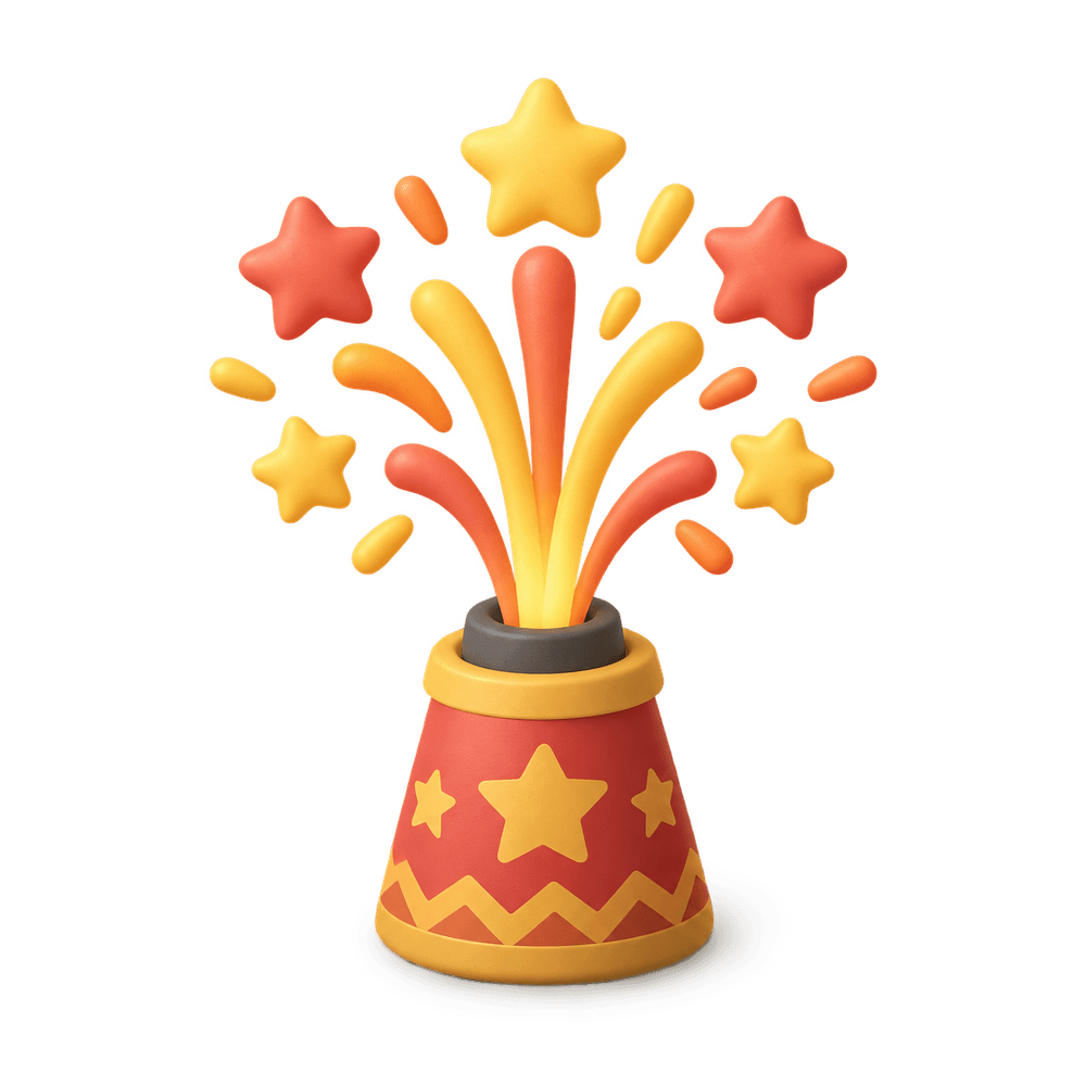 Flower Pot Firework 3D icon