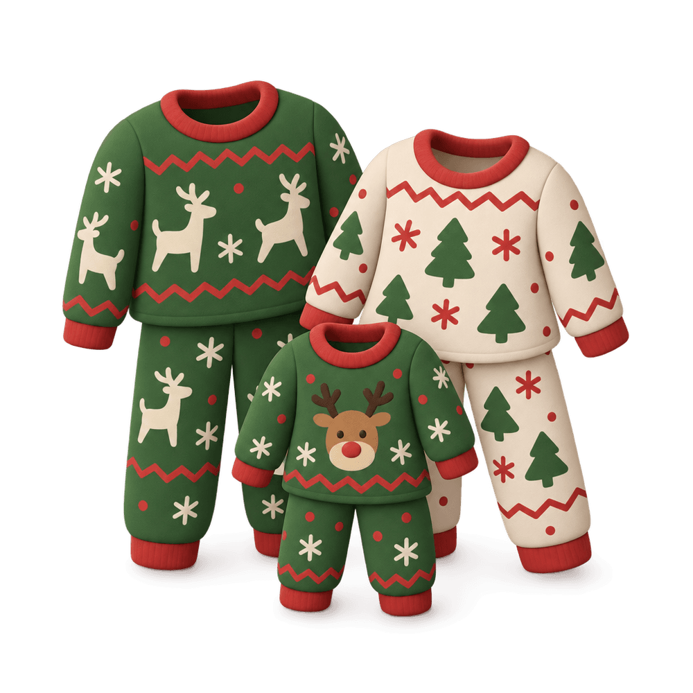 Matching Christmas Pajamas 3D icon