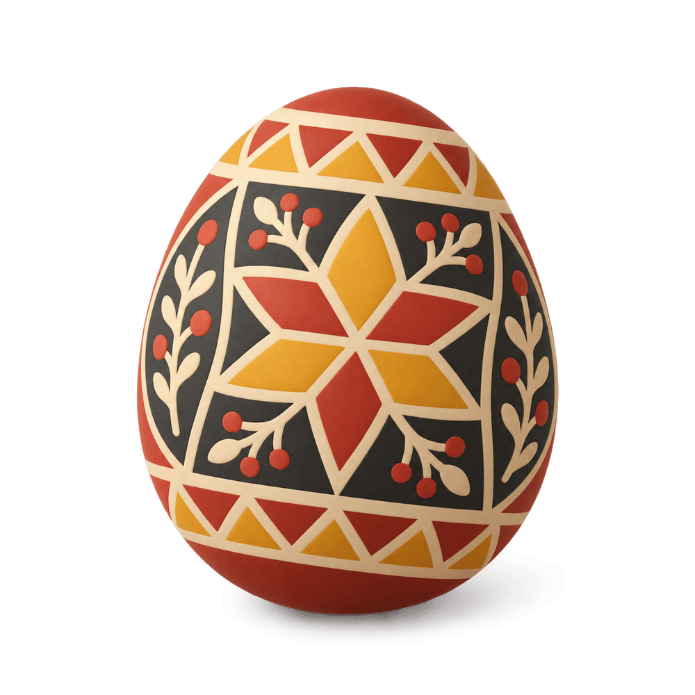 Pysanka 3D icon