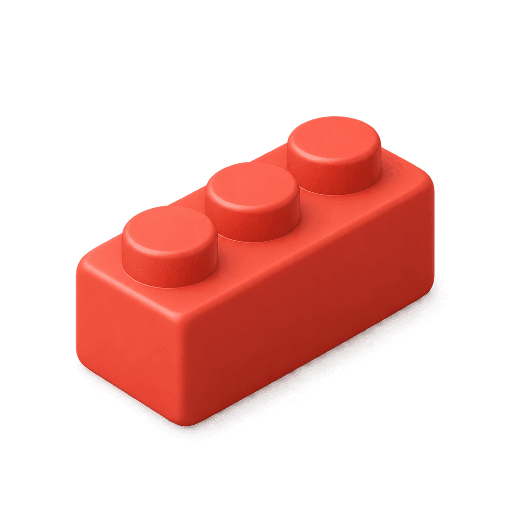 Toy Brick 3D icon