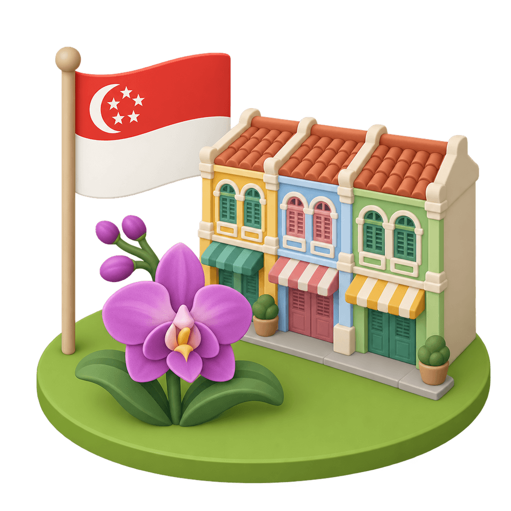 Singapore 3D icon