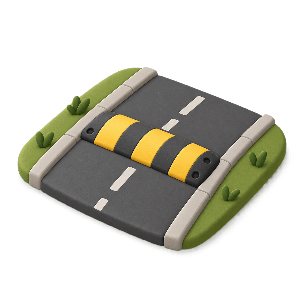 Speed Bump 3D icon