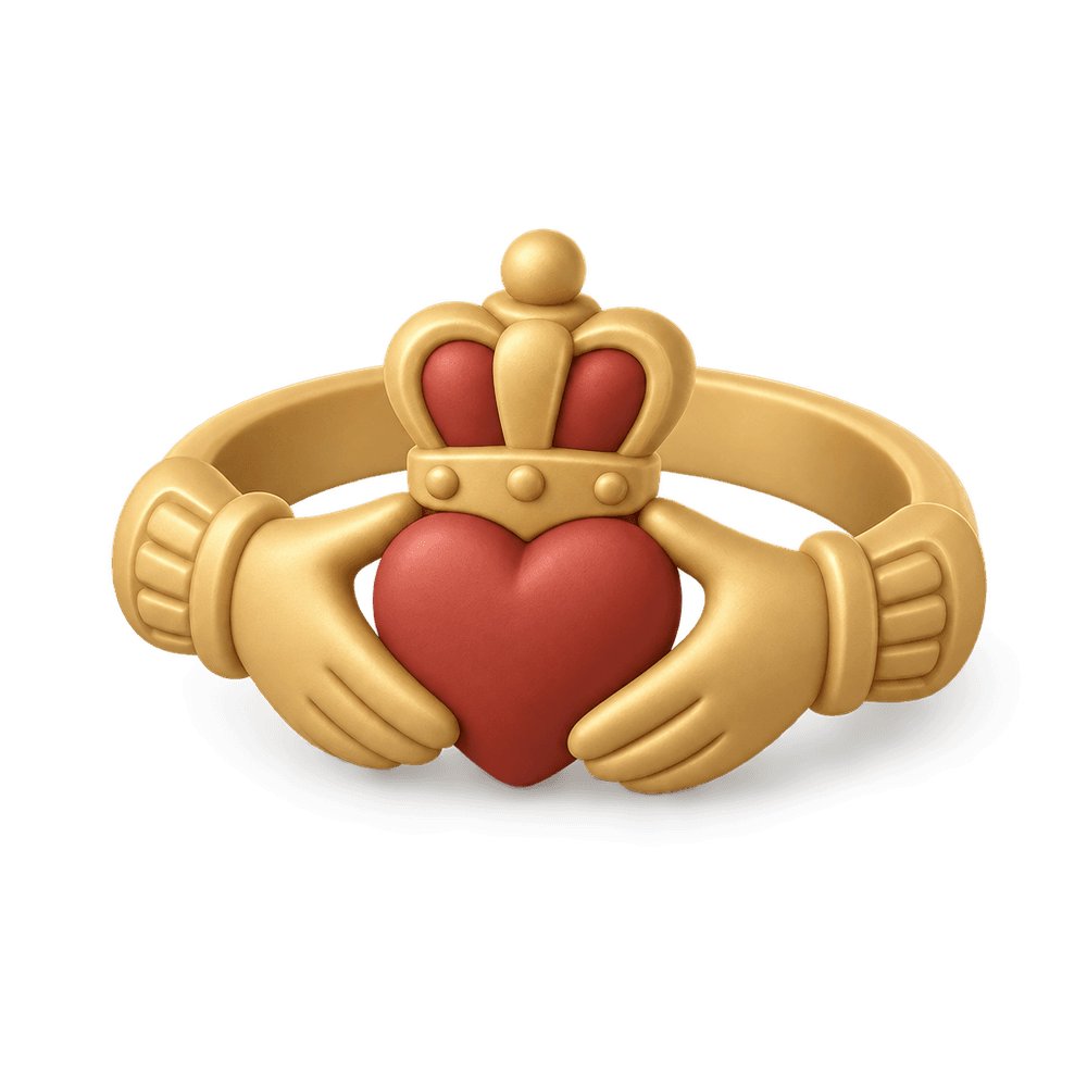 Claddagh Ring 3D icon