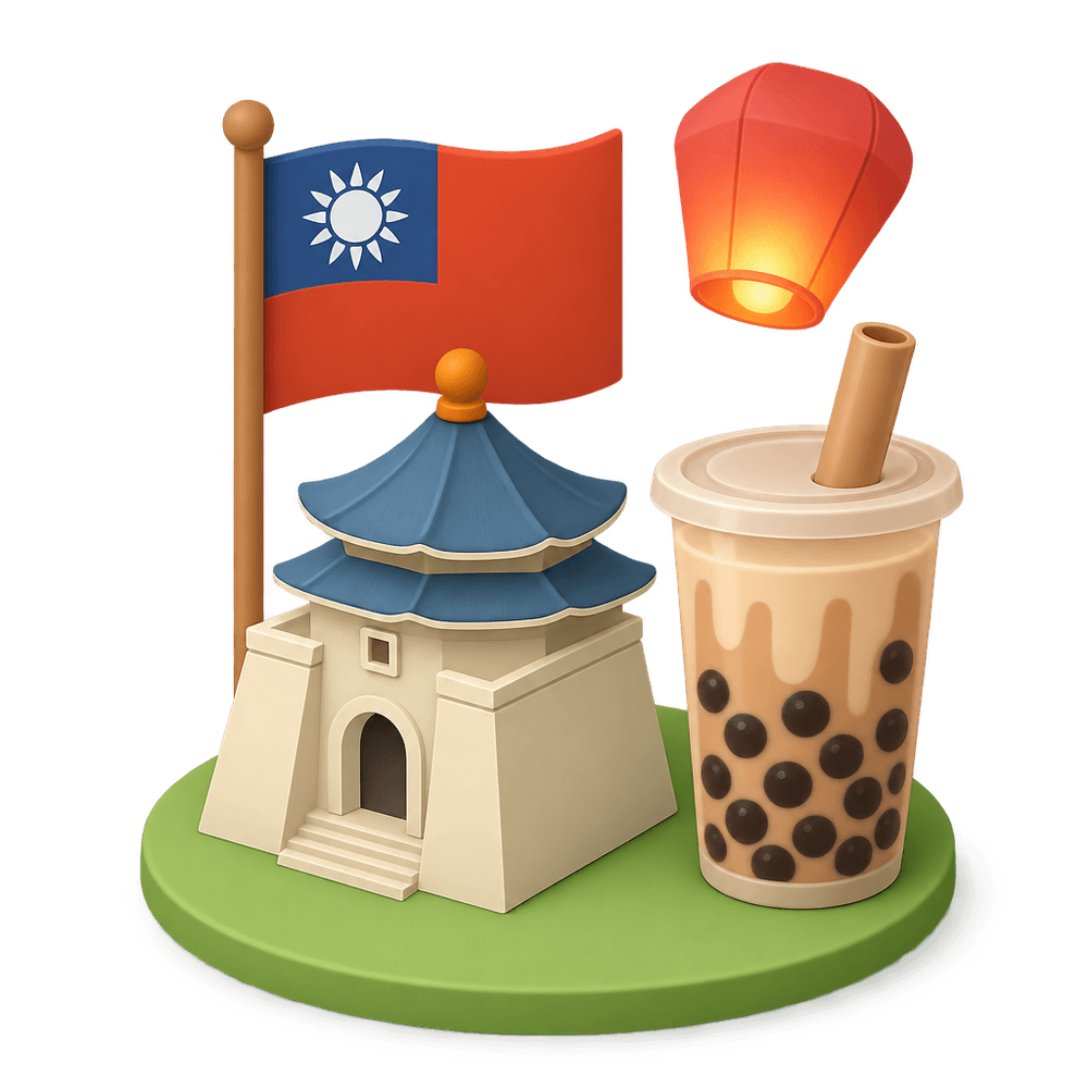 Taiwan 3D icon