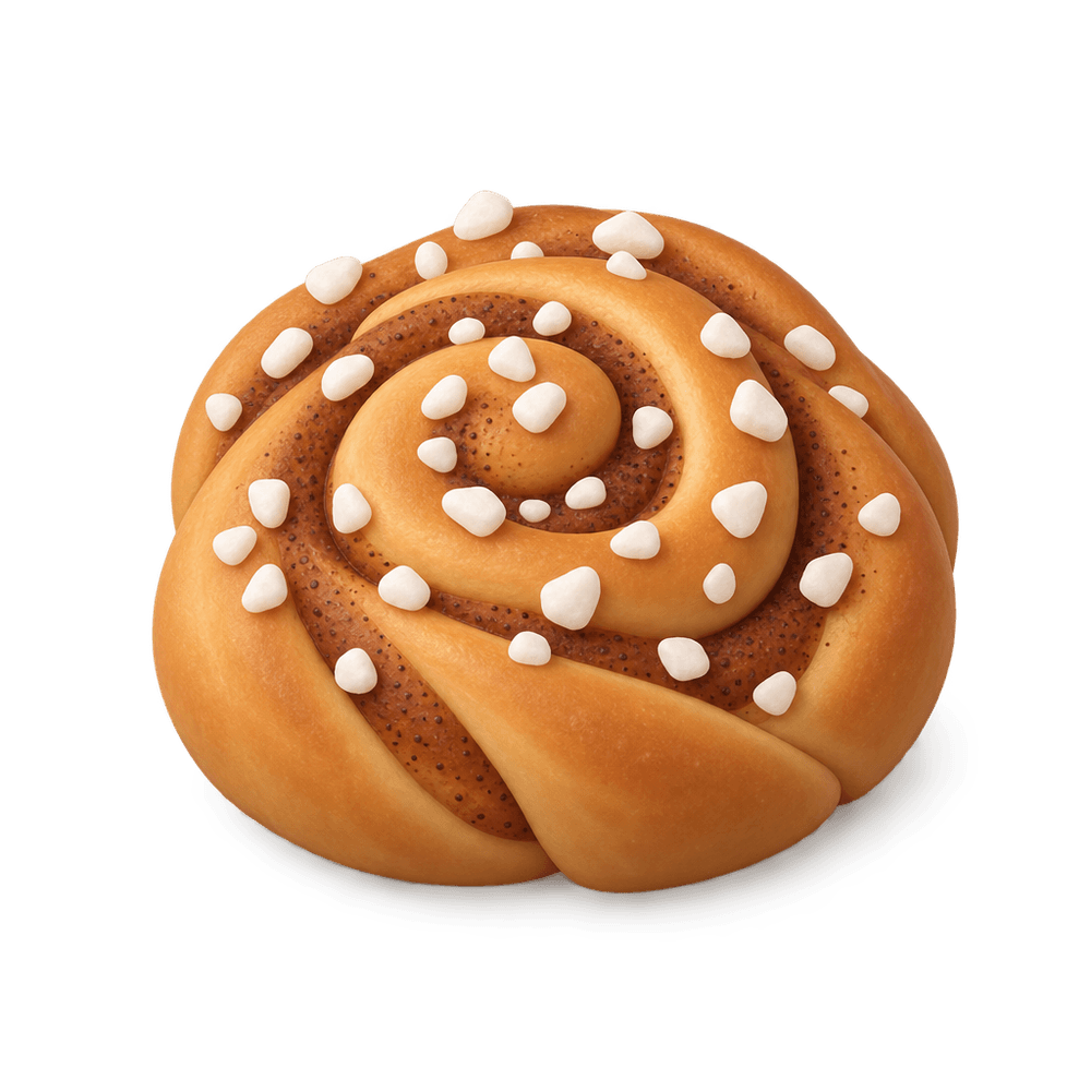 Kanelbulle 3D icon