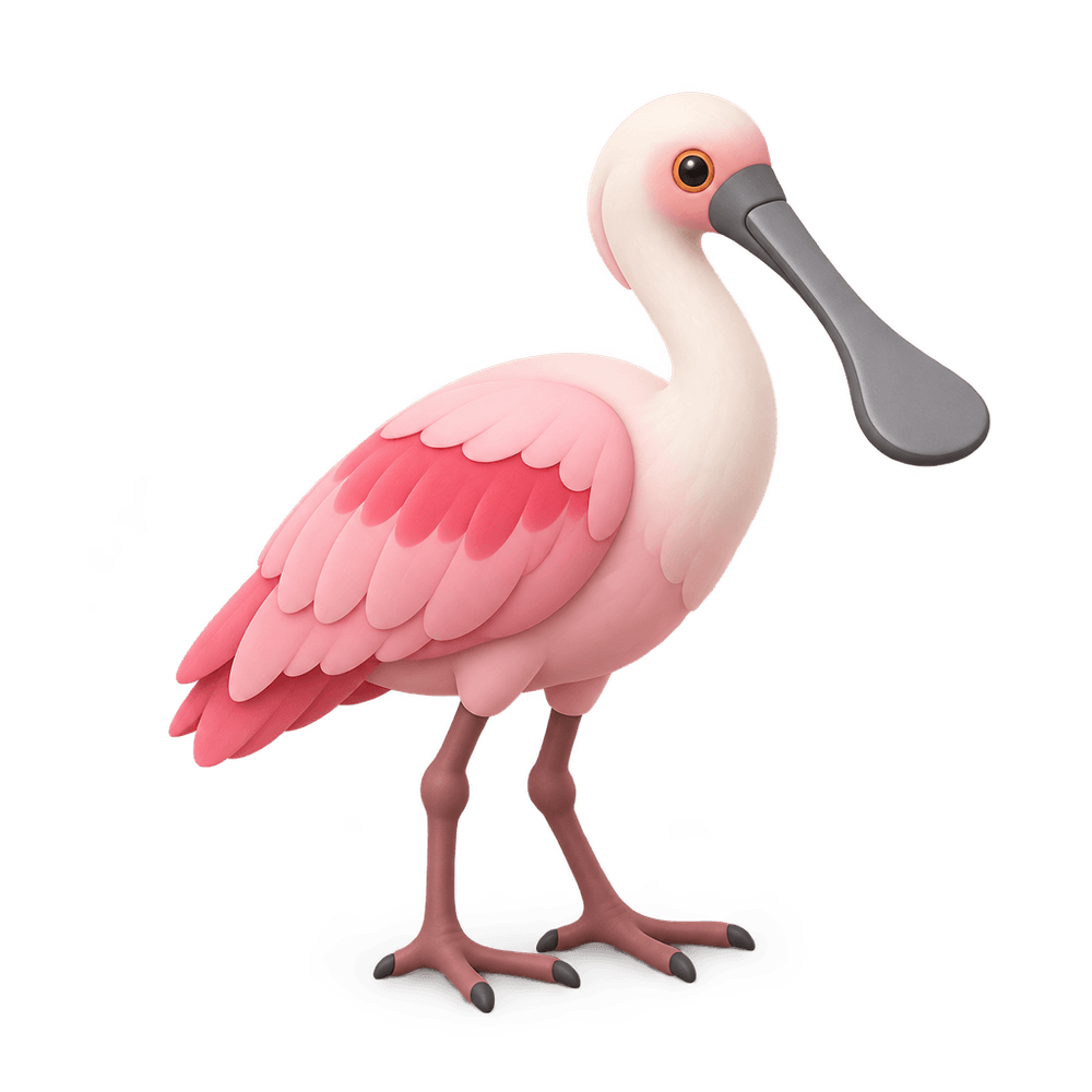 Roseate Spoonbill 3D icon