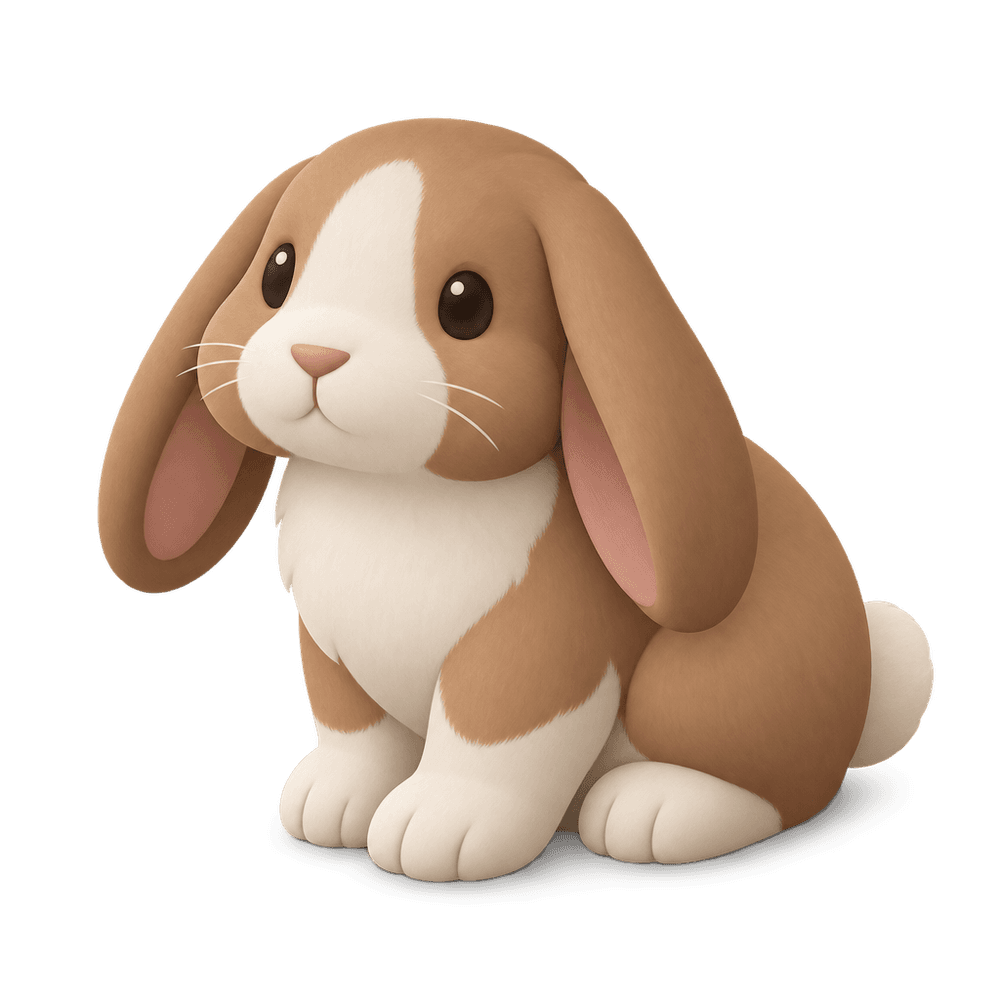 Lop-Eared Bunny 3D icon