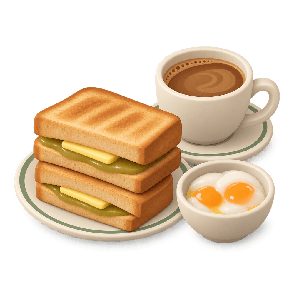 Kaya Toast 3D icon