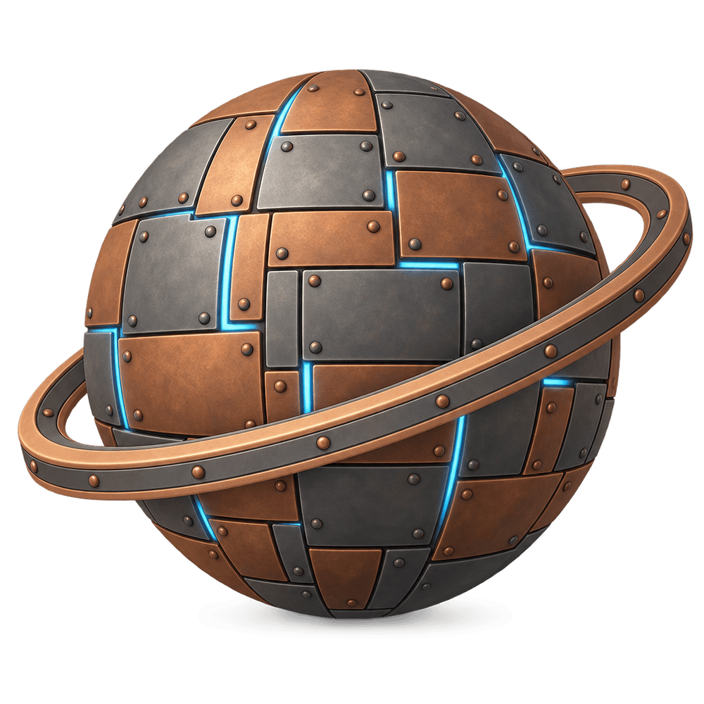 Metal Planet 3D icon