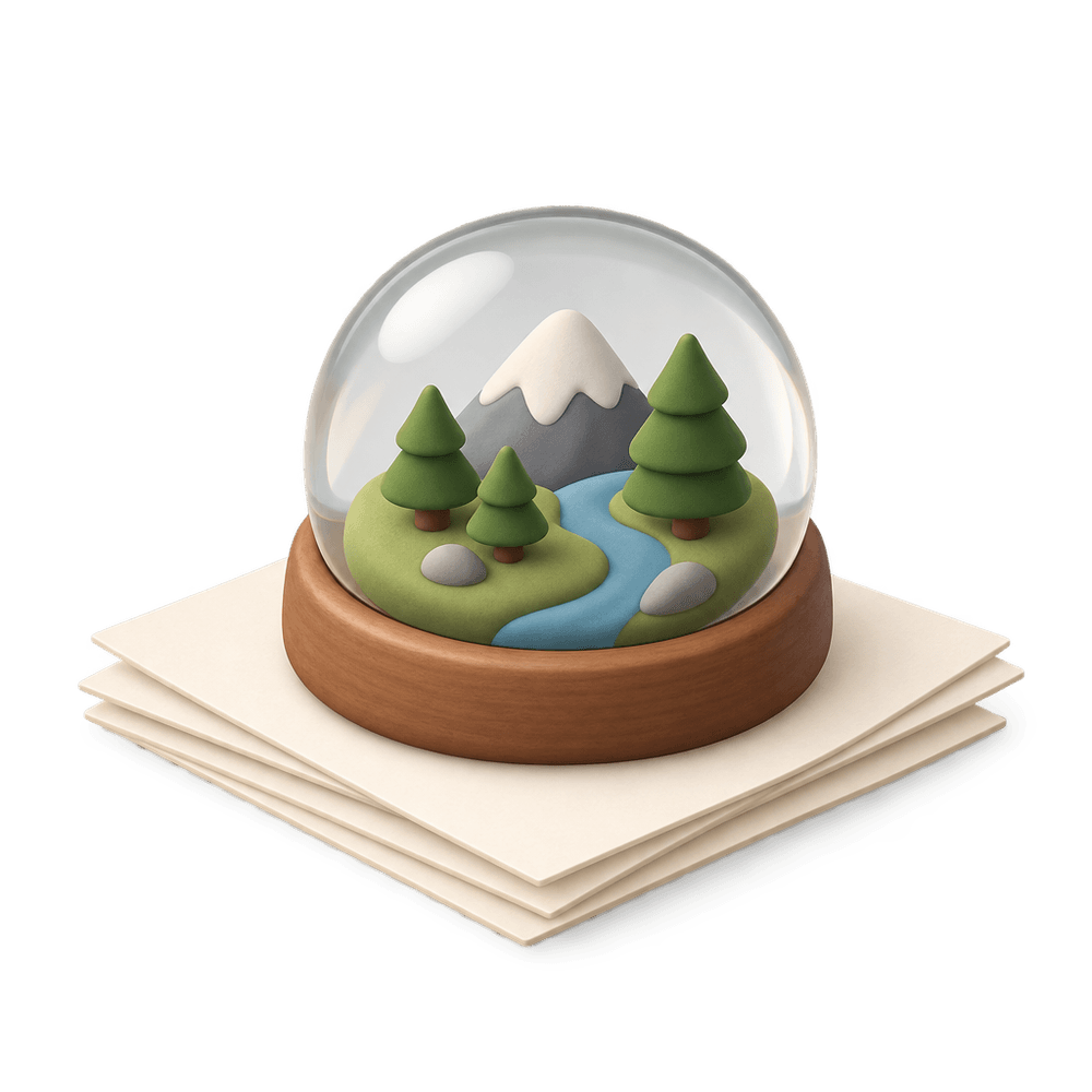 Paperweight 3D icon