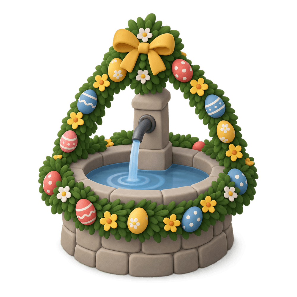 Osterbrunnen 3D icon