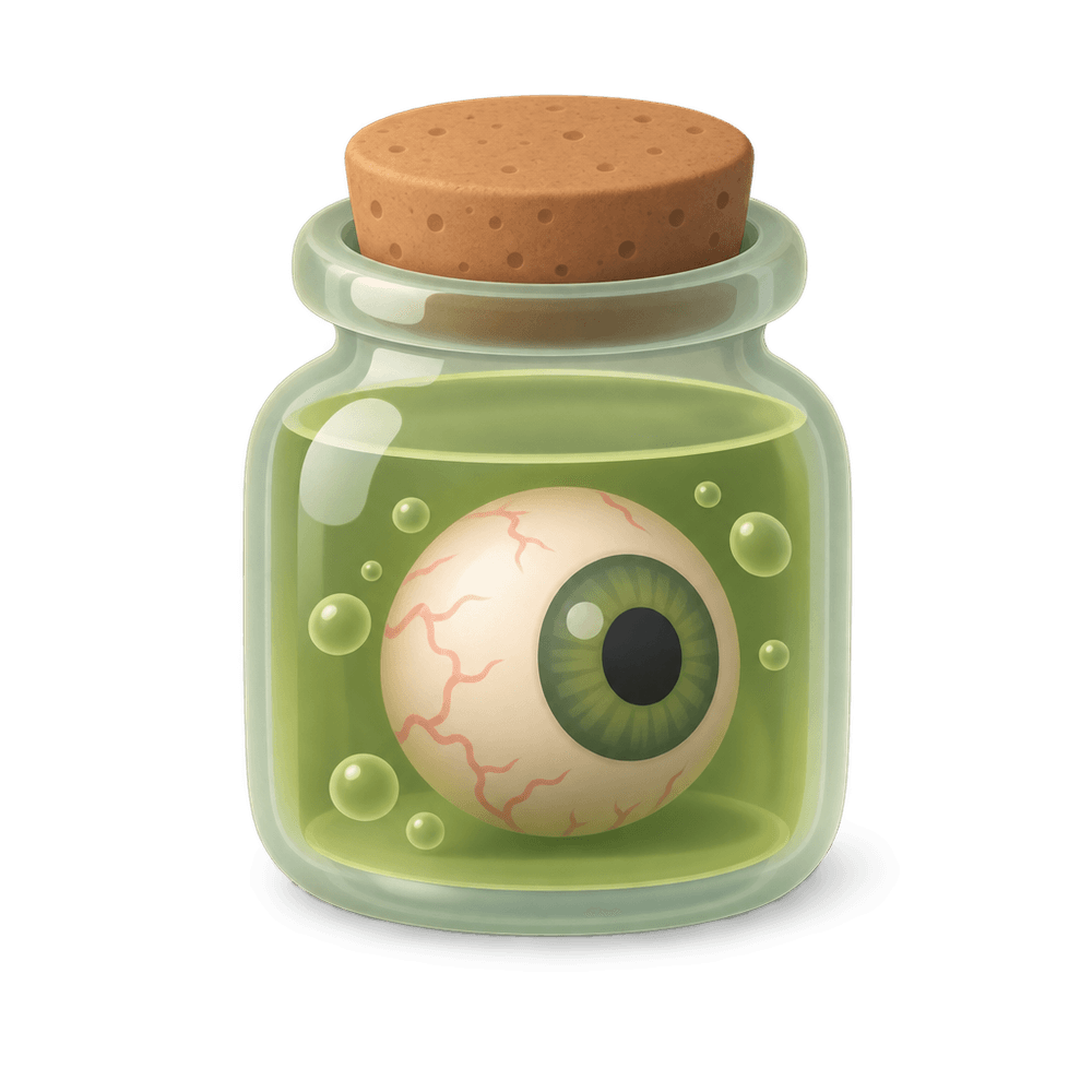 Eyeball in a Jar 3D icon