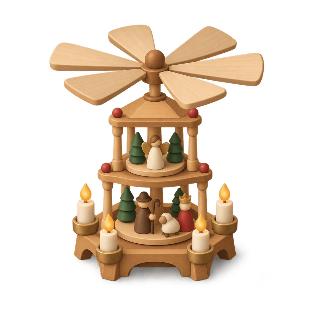 Christmas Pyramid 3D icon