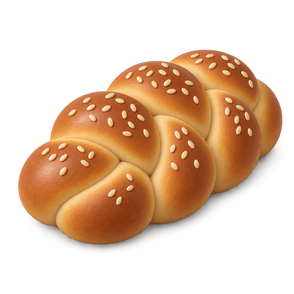 Challah 3D icon