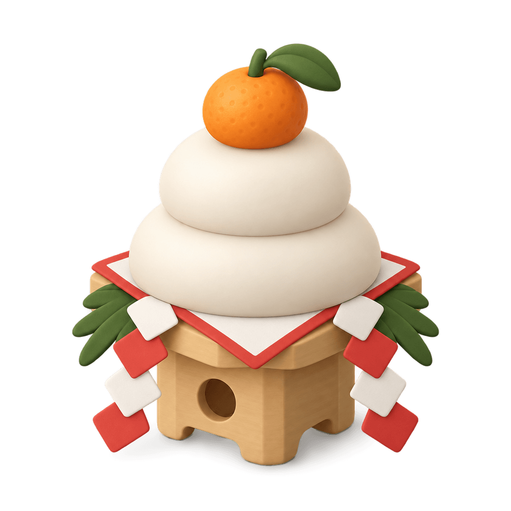 Kagami Mochi 3D icon