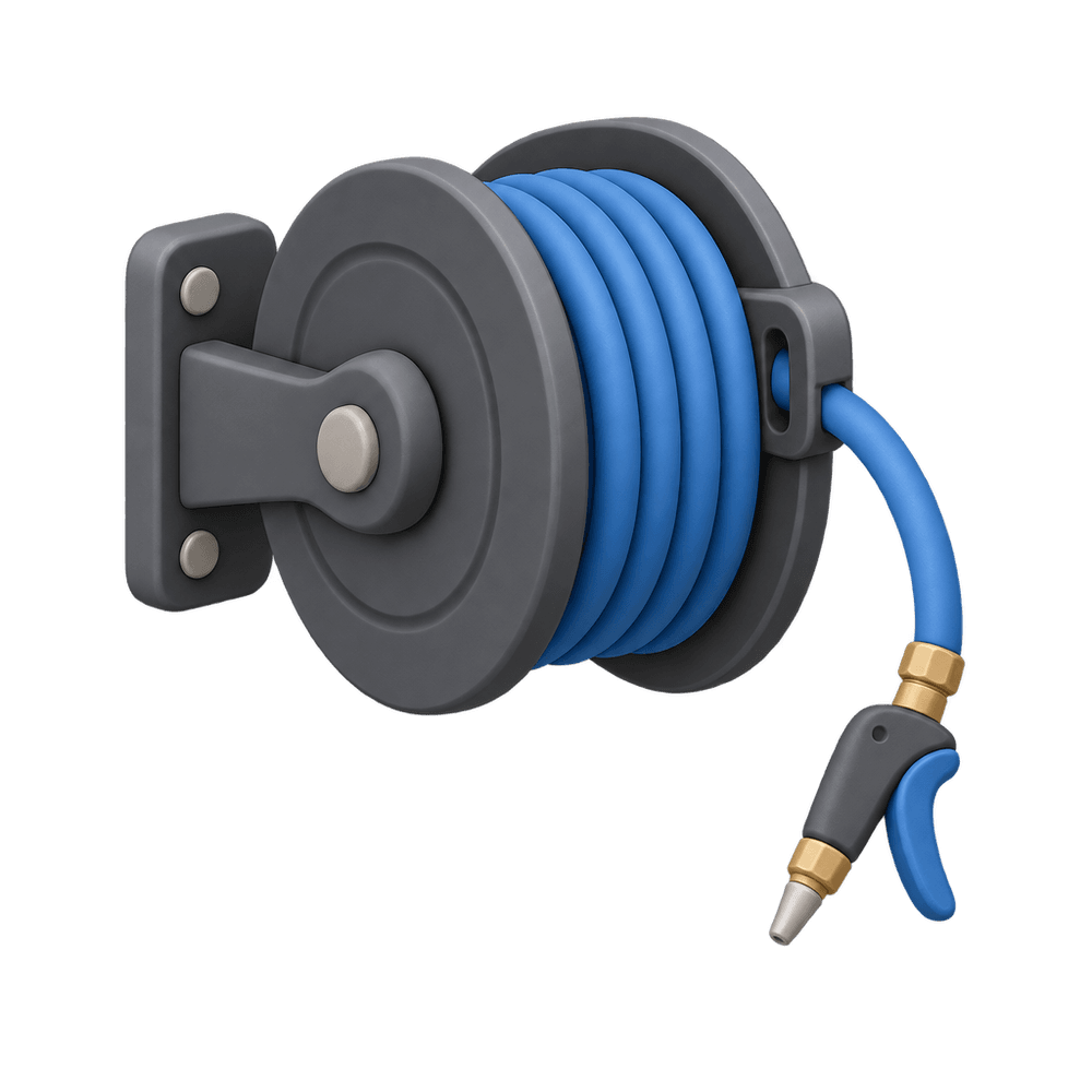 Air Hose Reel 3D icon