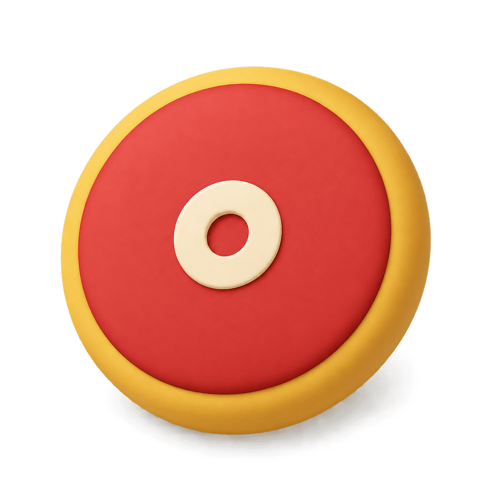 Padded Throwing Disc 3D icon