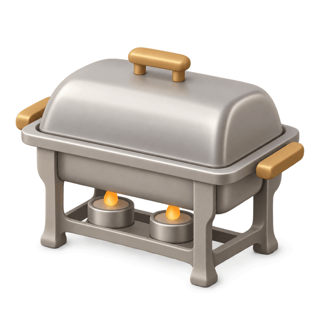 Chafing Dish 3D icon