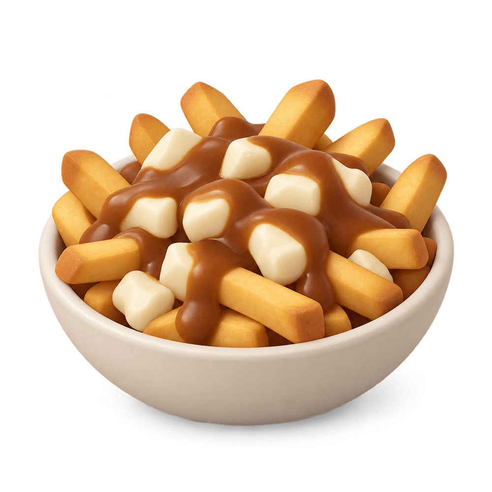 Poutine 3D icon