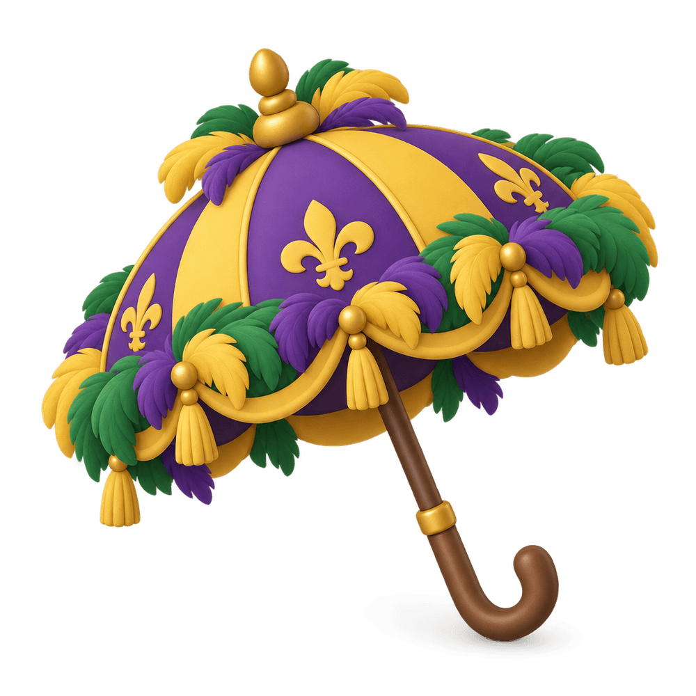 Second Line Parasol 3D icon