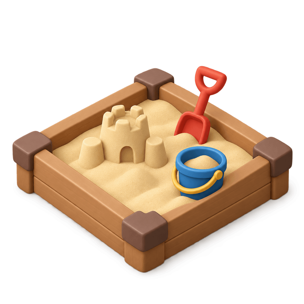 Sandbox 3D icon