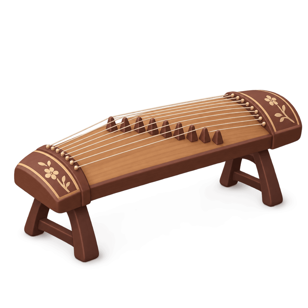 Guzheng 3D icon