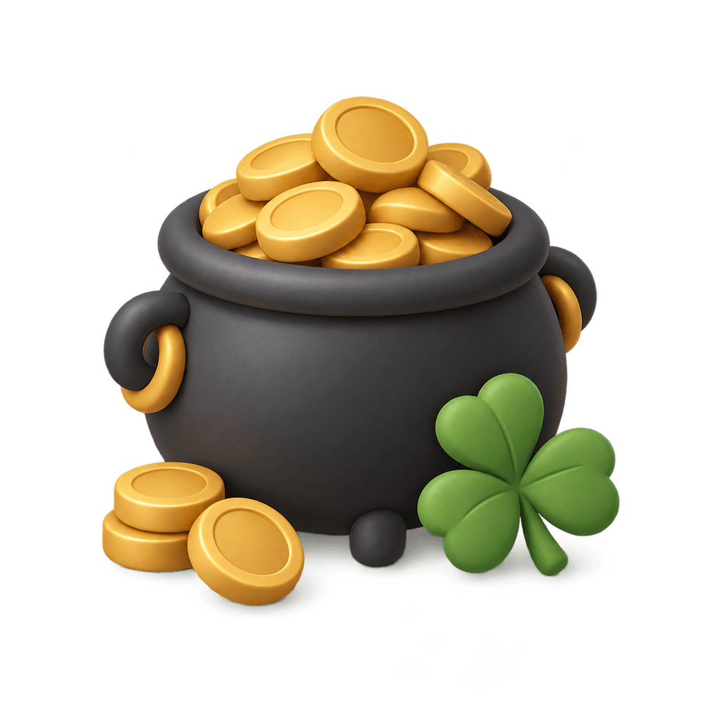 Pot of Gold 3D icon
