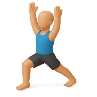 Yoga Warrior I Pose