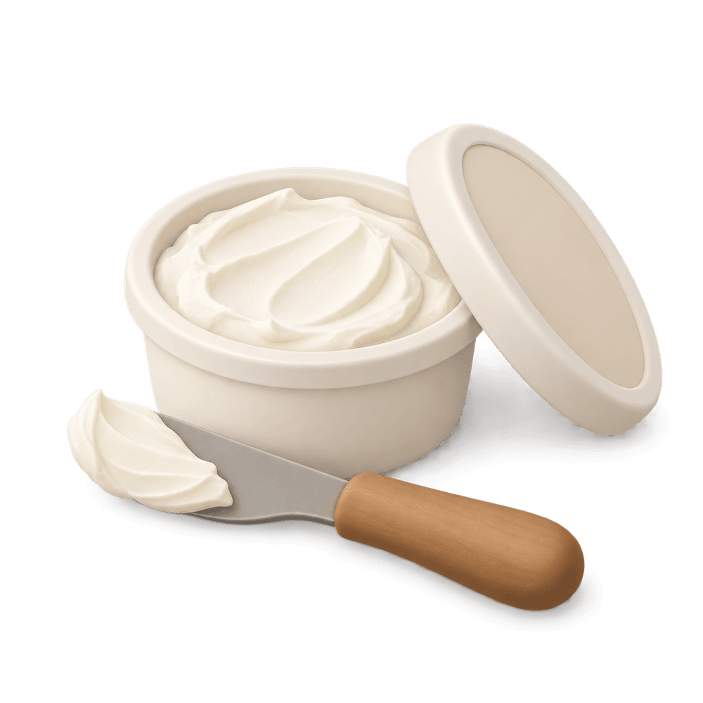 Cream Cheese 3D icon
