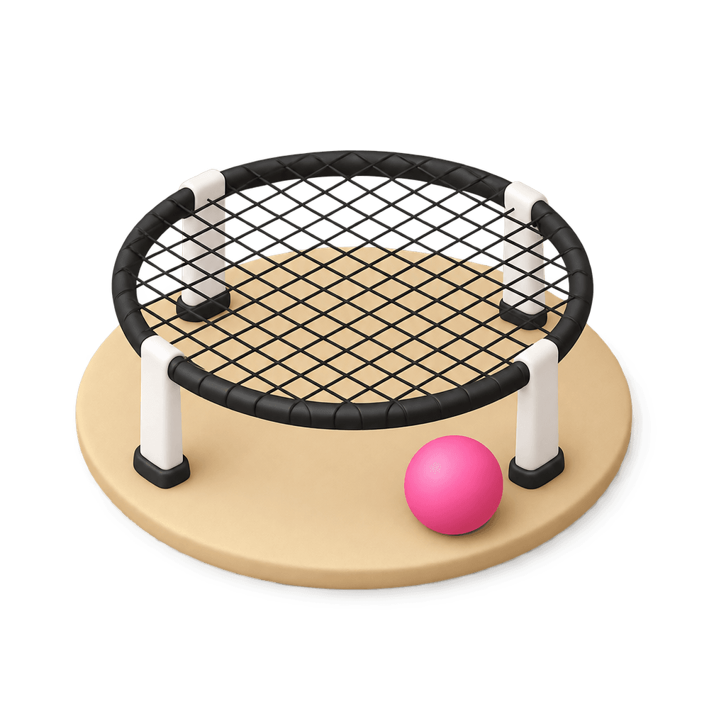 Beach Roundnet Set 3D icon