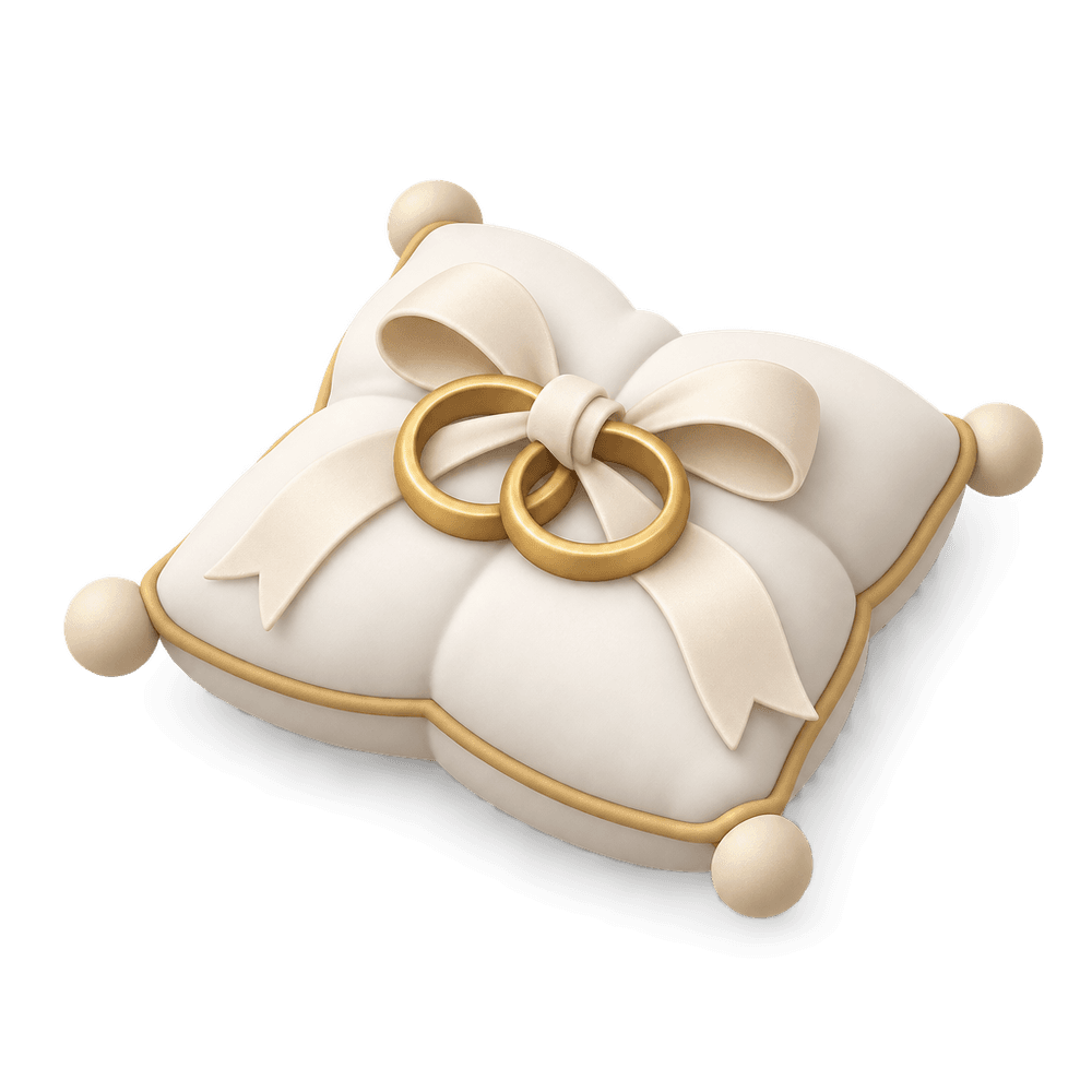 Ring Bearer Pillow 3D icon