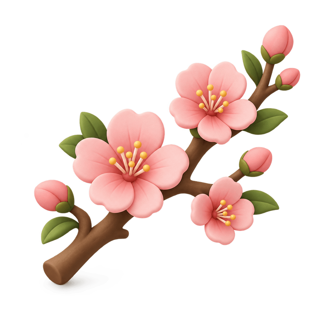Peach Blossom Branch 3D icon