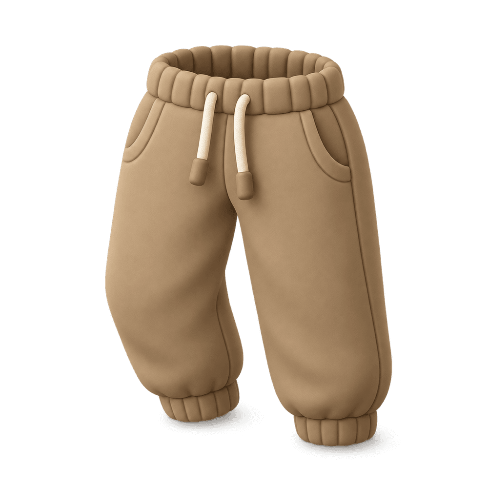Elastic Waist Pants 3D icon