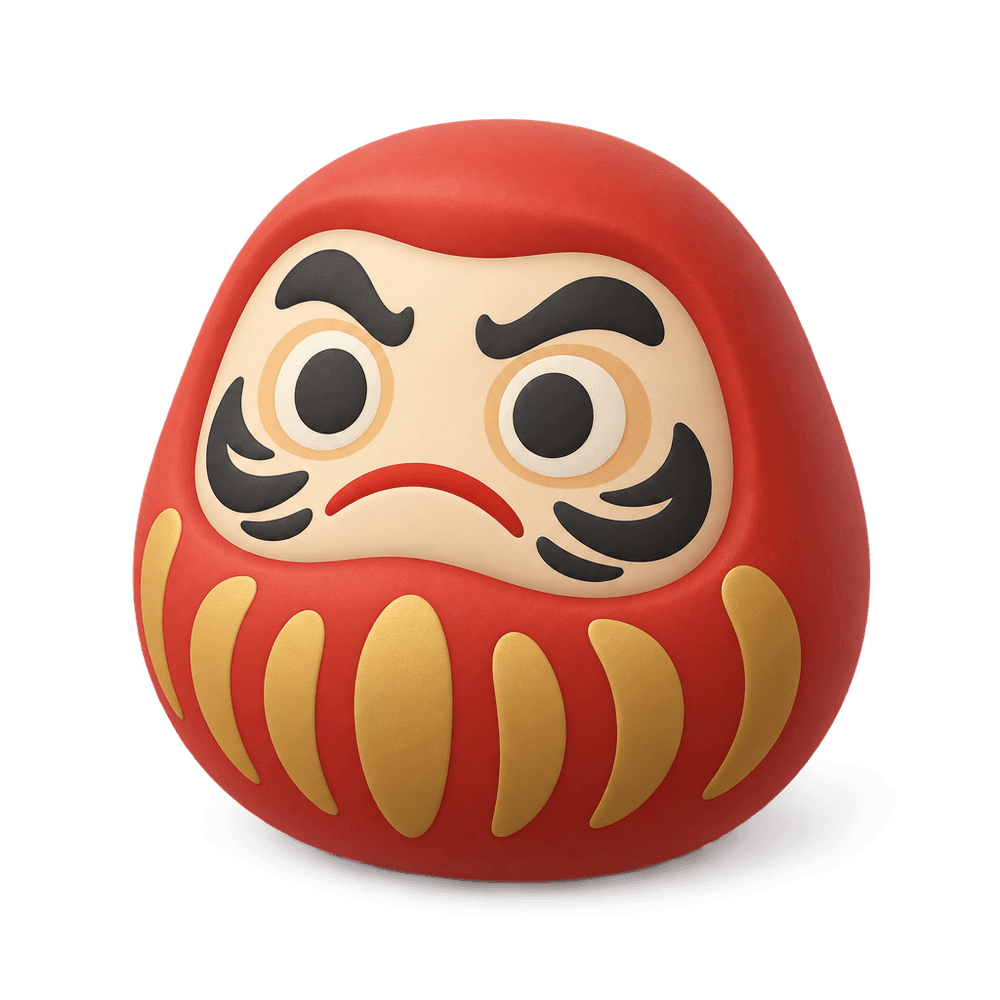 Daruma Doll 3D icon