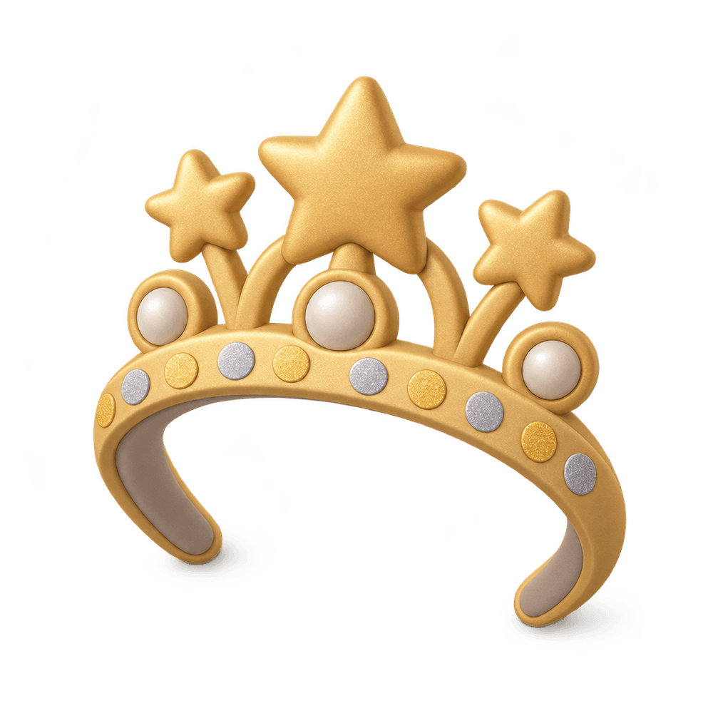 New Year's Eve Tiara 3D icon