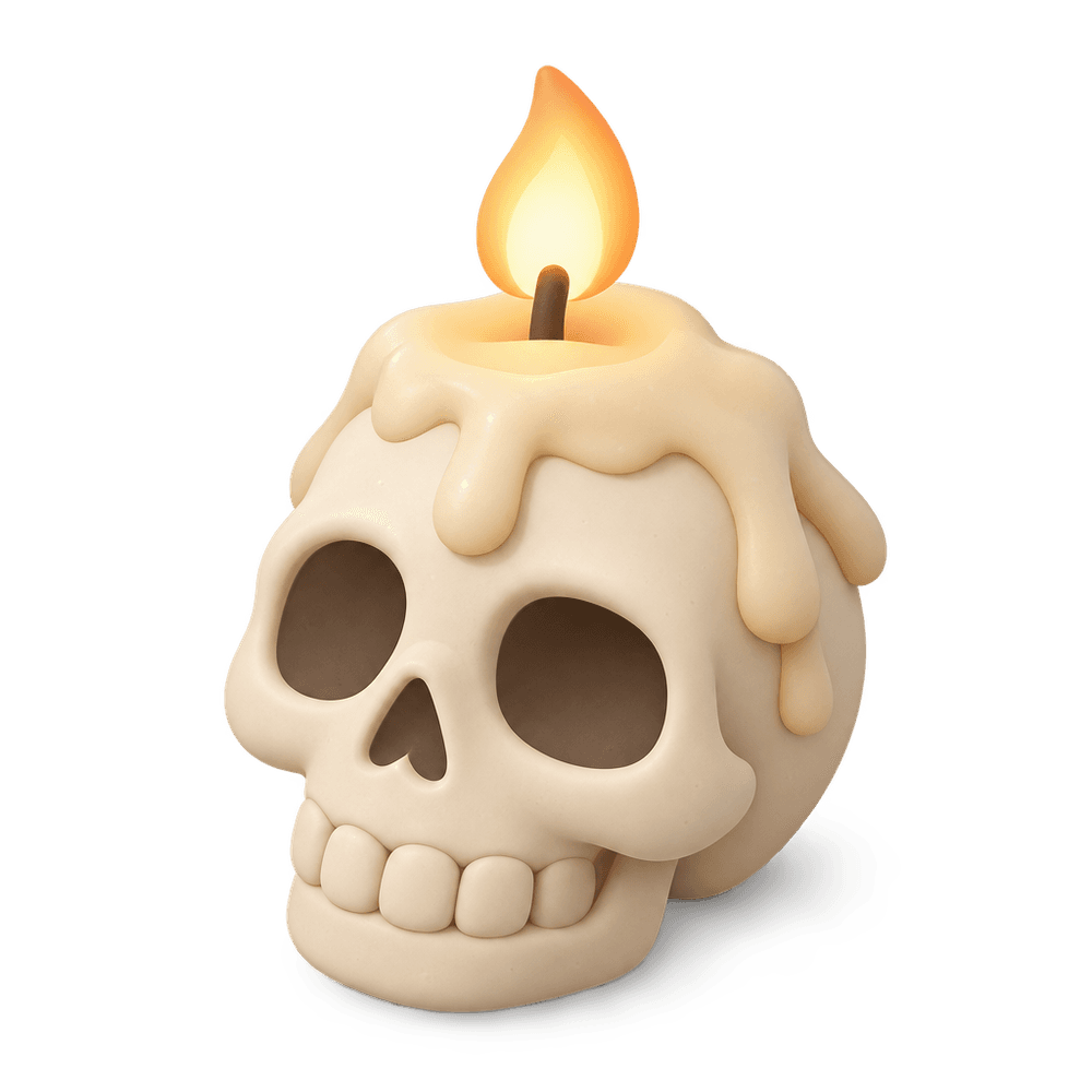 Skull Candle 3D icon